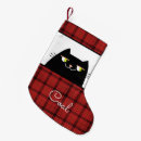 Search for red and black plaid christmas stockings Cute