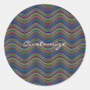 Search for wavy lines stickers Abstract