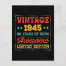 Search for eightieth postcards 80 years old