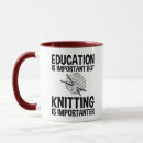 Search for knitting humour mugs Yarn lover