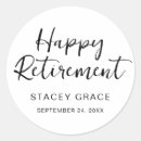 Search for modern retirement stickers Black and white
