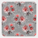Search for red and grey stickers Flowers