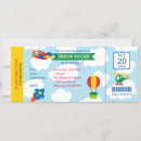 Search for aviation birthday invitations Hot air balloon