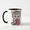 Search for knitting cat mugs Animal