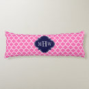 Search for hot pink and navy cushions Quatrefoil