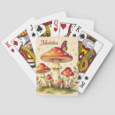 Search for mushroom playing cards Retro