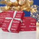 Search for merry christmas script wrapping paper Typography