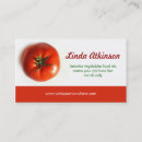 Search for tomatoes business cards Organic