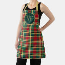 Search for plaid monogram aprons Classic