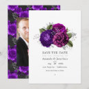 Search for purple silver save the dates Elegant