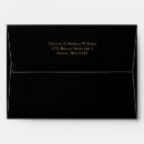 Search for black gold envelopes Chic