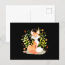 Search for fox watercolor postcards Animal
