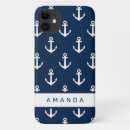Search for anchors pattern iphone cases Preppy