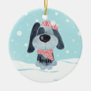 Search for new puppy christmas tree decorations Snowflakes