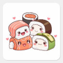 Search for anime sushi stickers Kawaii