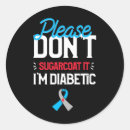 Search for find a cure stickers T2d