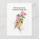 Search for north dakota postcards Western meadowlark