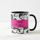 Search for damask wedding mugs Pink