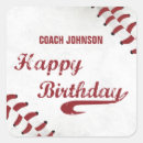 Search for baseball coach stickers Birthday