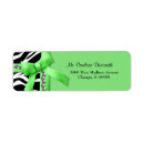 Search for lime green return address labels Contemporary