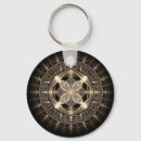 Search for gold fractal key rings Geometric