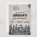 Search for parkour birthday invitations For kids