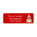 Search for teddy bear birthday return address labels Party