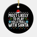 Search for volleyball christmas tree decorations Xmas