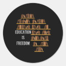 Search for education is freedom stickers Africa