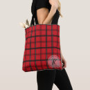 Search for tartan tote bags Red