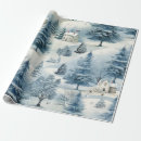 Search for christmas village wrapping paper Magical