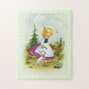 Search for girl and dog puzzles Vintage