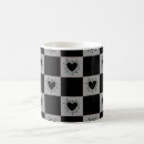 Search for checkerboard pattern mugs Black