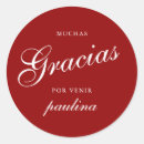 Search for spanish thank you stickers Elegant