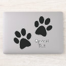 Search for paw print design stickers Pets