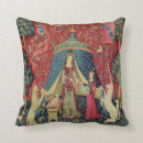 Search for antique tapestry cushions Mediaeval