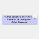 Search for society bumper stickers Free
