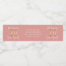 Search for thank you water bottle labels Pink