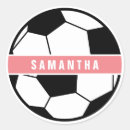 Search for pink soccer stickers Player