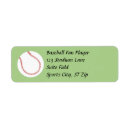 Search for sports return address labels Red