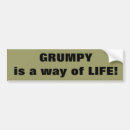 Search for grumpy bumper stickers Angry