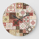 Search for moroccan tile clocks Floral