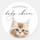 Search for cat animal stickers Round