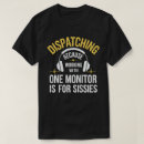 Search for 911 dispatcher tshirts Thin gold line