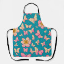 Search for pink butterfly aprons Floral
