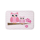 Search for owl bath mats Pink