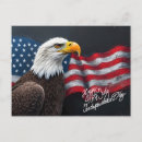 Search for national symbols postcards 4th of july