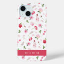 Search for vintage watercolour pink elegant pattern iphone cases Girly