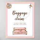 Search for baggage claim sign posters Travel bridal shower