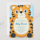Search for blue tiger invitations Shower